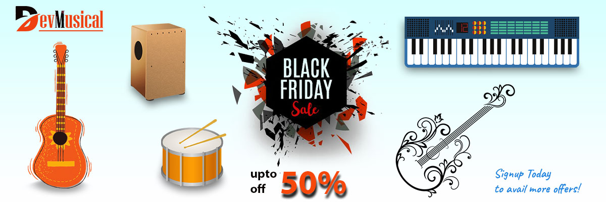 Black Friday Sale on Musical Instruments Get Best Deals up to 50 Percent Off